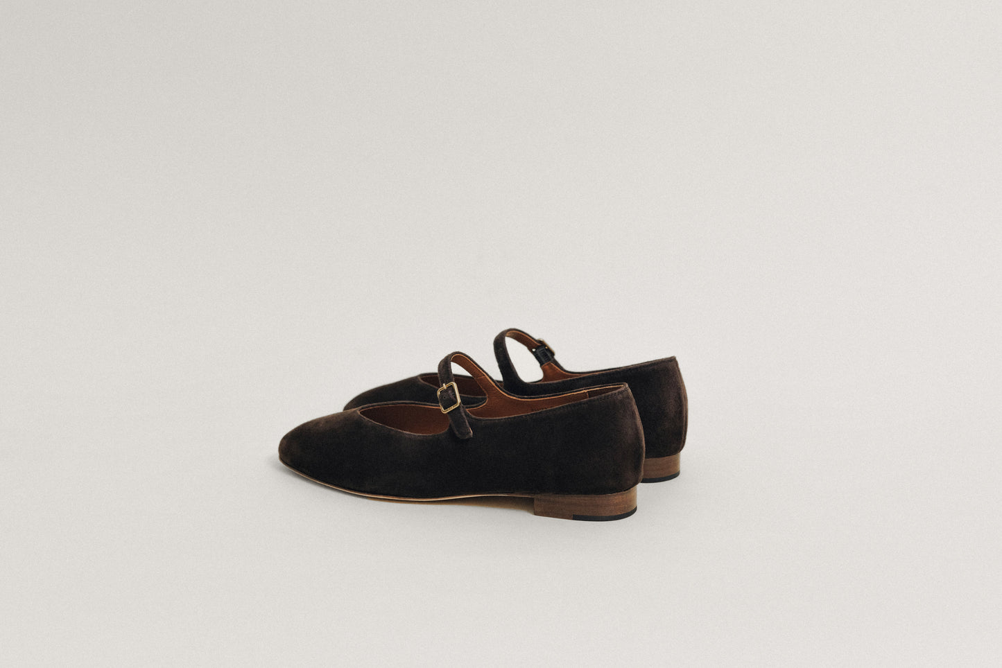 MARY JANE MONA SUEDE BROWN