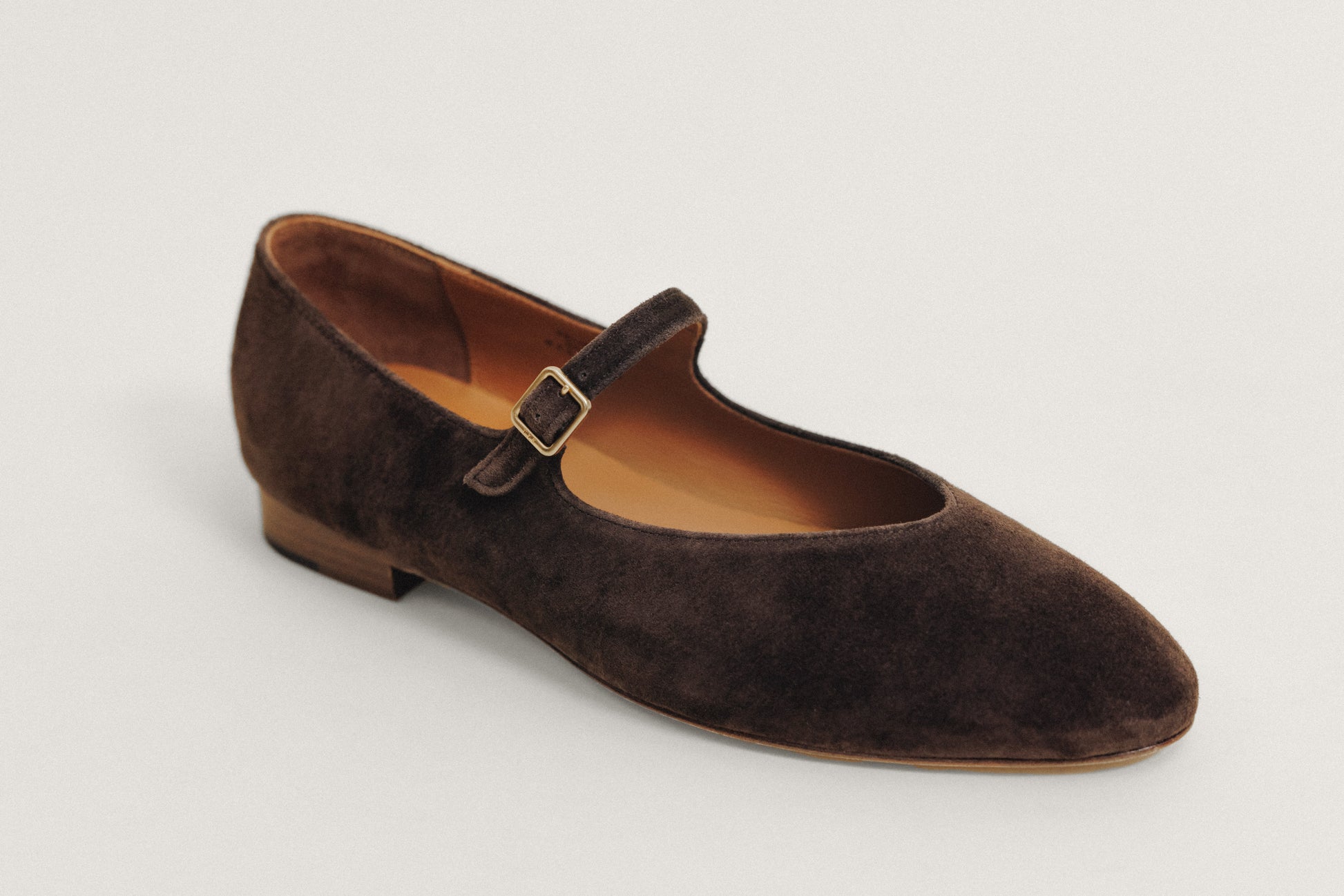 MARY JANE MONA SUEDE BROWN