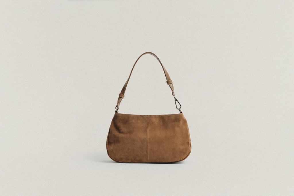 SAC NACELLE MINI SUEDE CAMEL