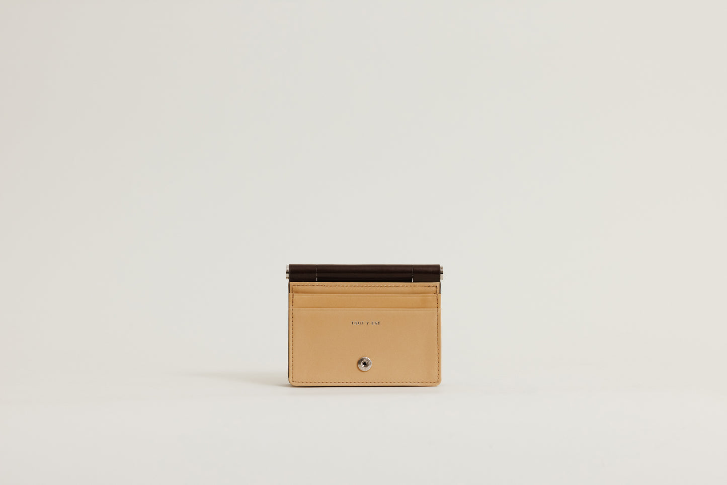 PORTE CARTES DE VISITE PAUMELLE BROWN / NATURAL