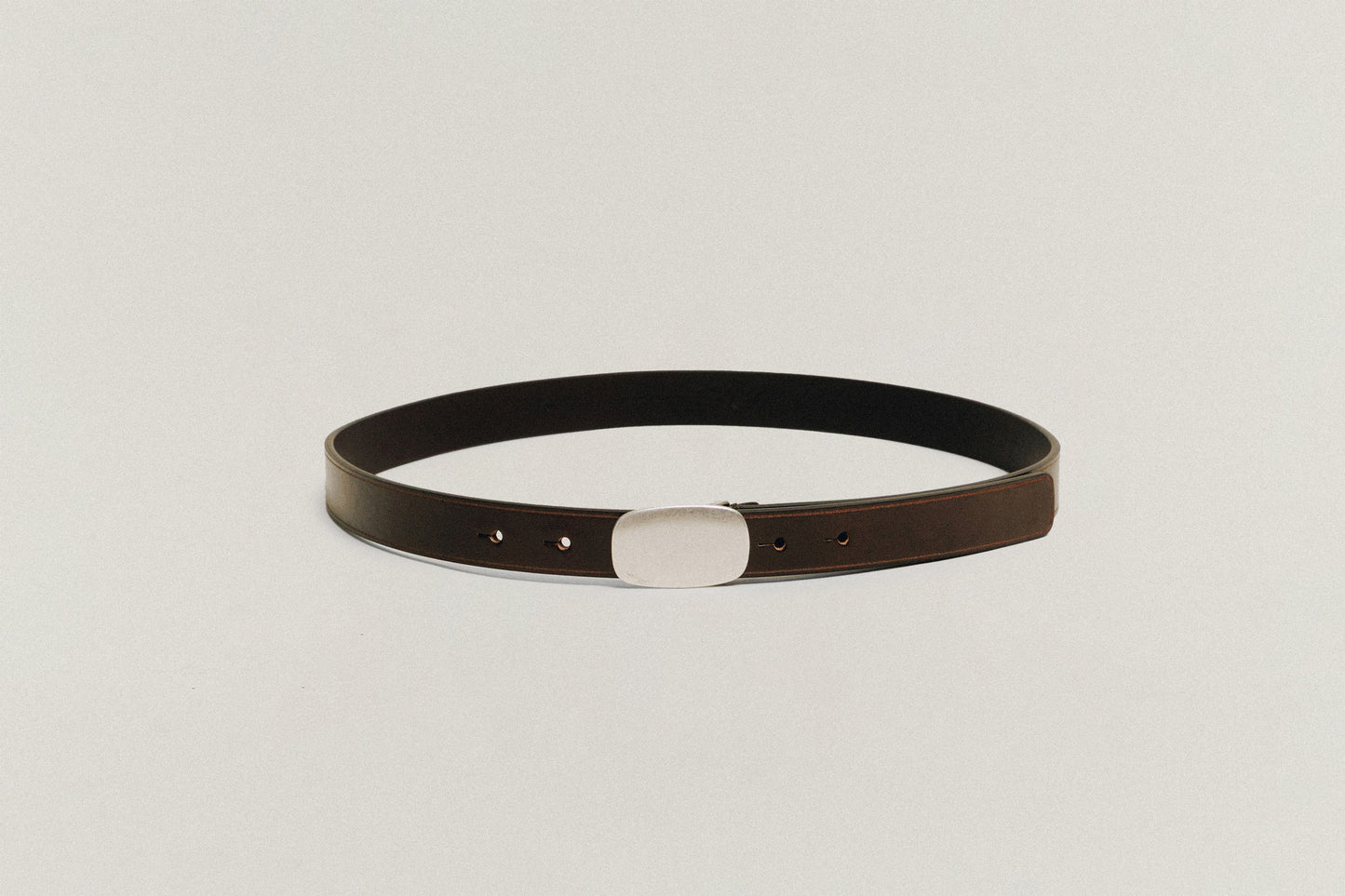 CEINTURE PLAQUE BROWN