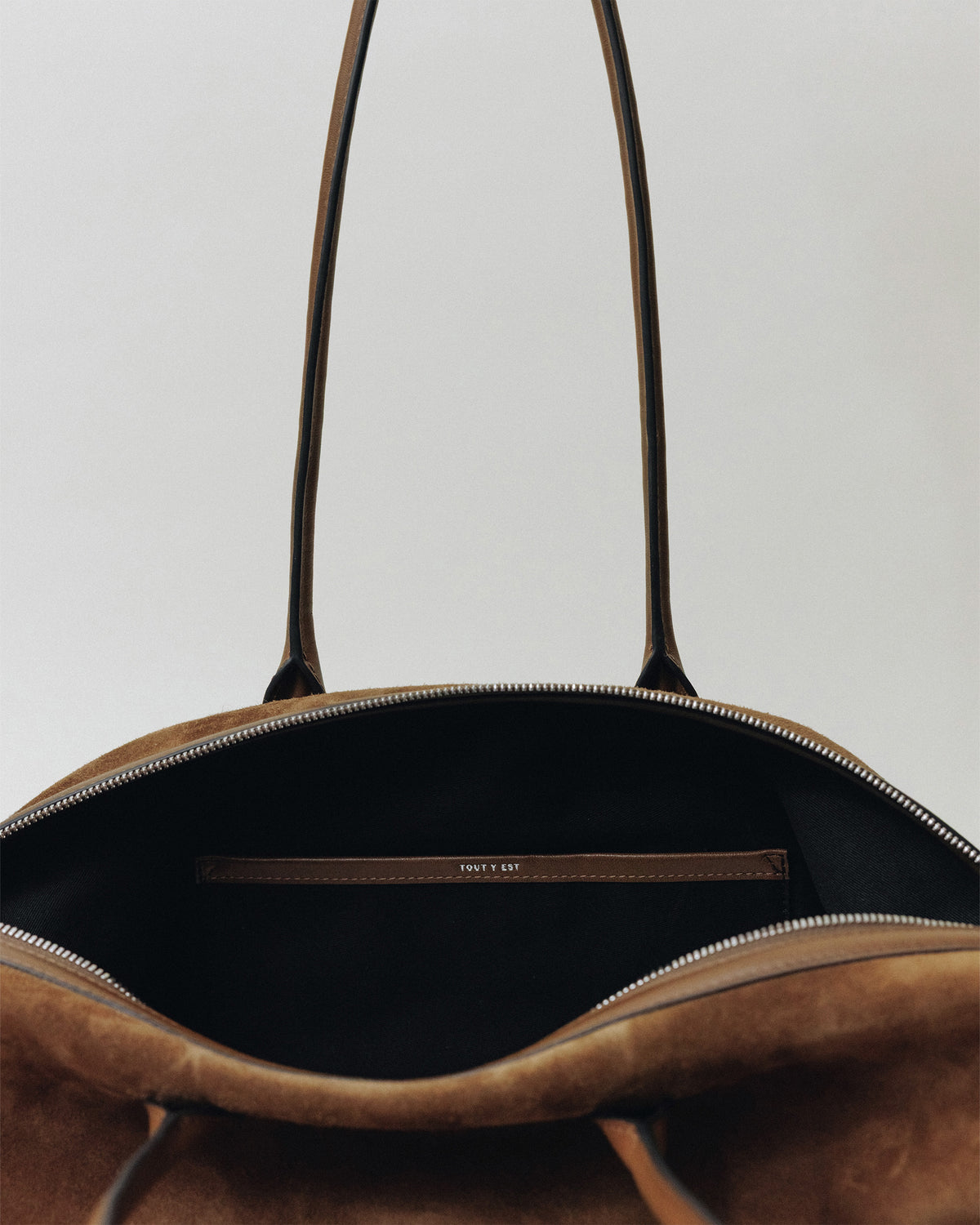 SAC PATTE SUEDE CAMEL