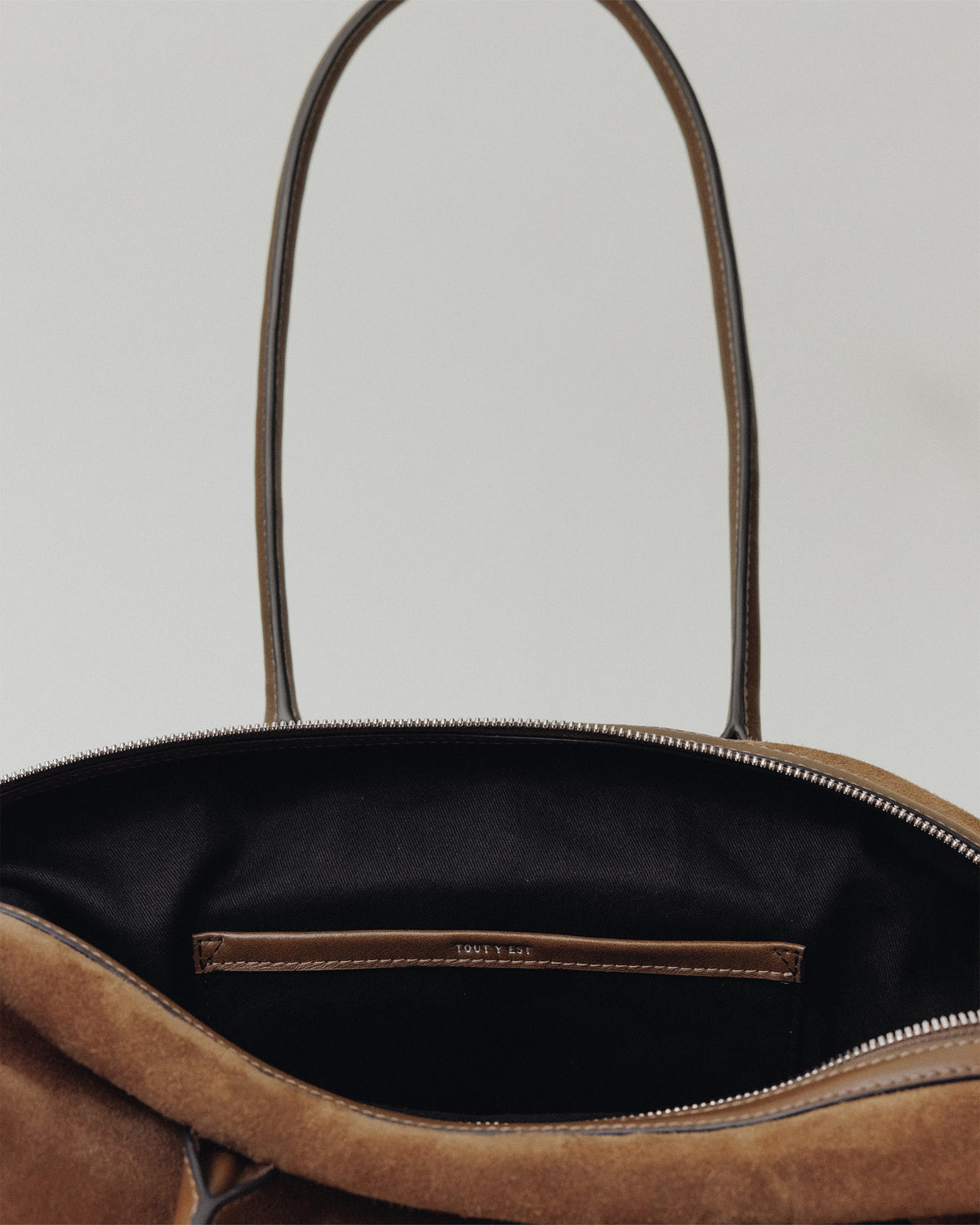 SAC PATTE SMALL SUEDE CAMEL