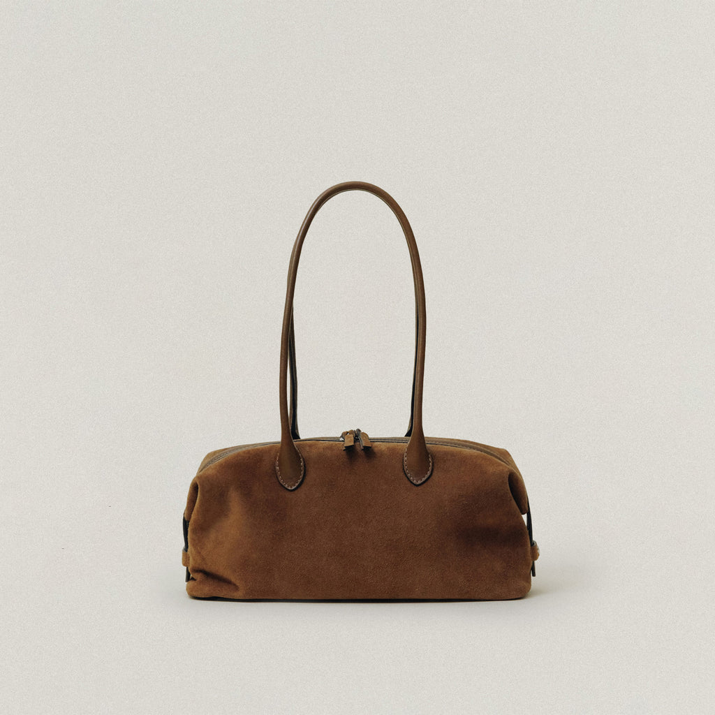 SAC PATTE SMALL SUEDE CAMEL