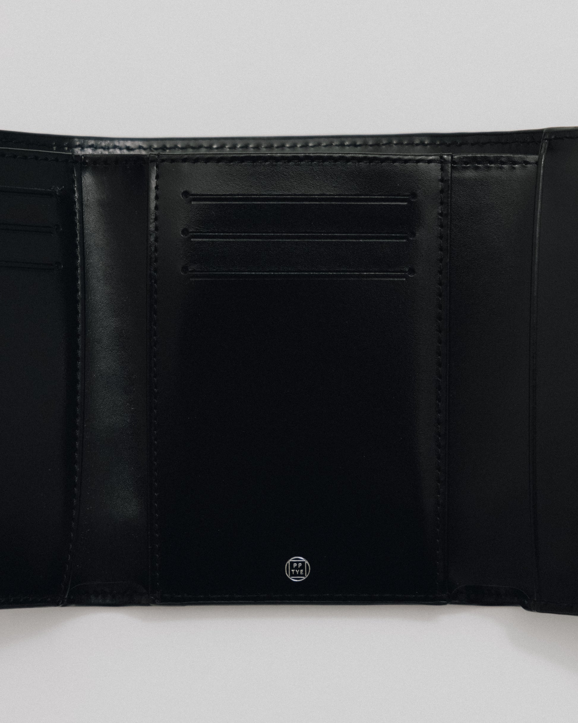 PORTEFEUILLE SNAP CROCO BLACK
