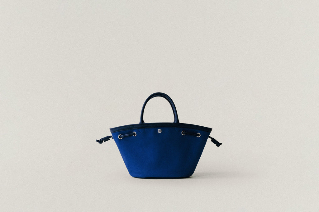 SAC COQUILLE MINI BLUE