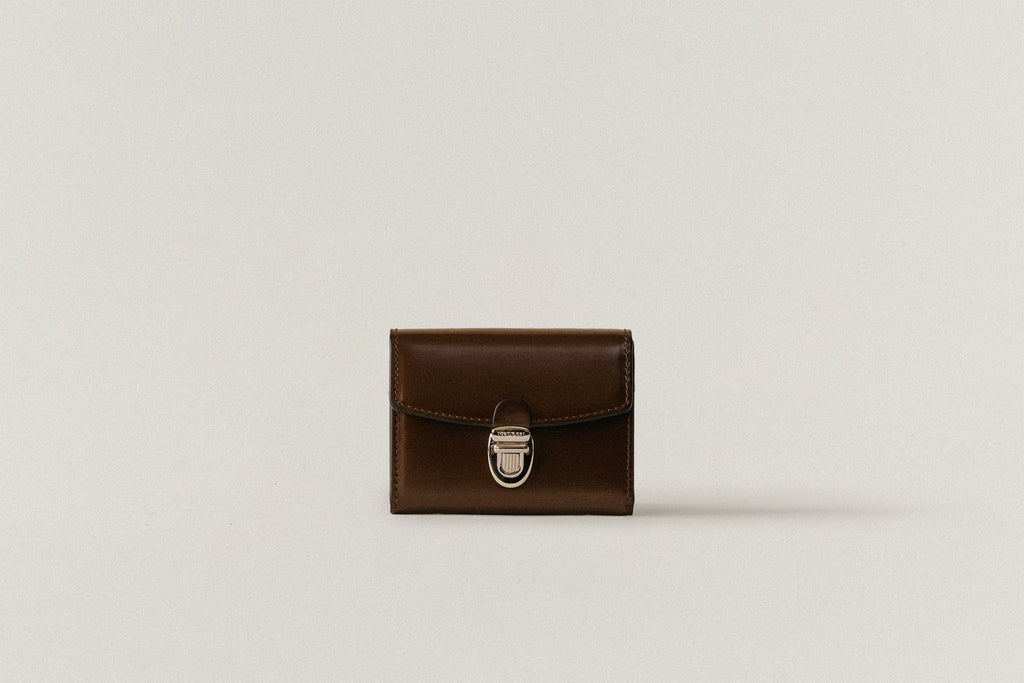 PORTE CARTES LOQUET BROWN