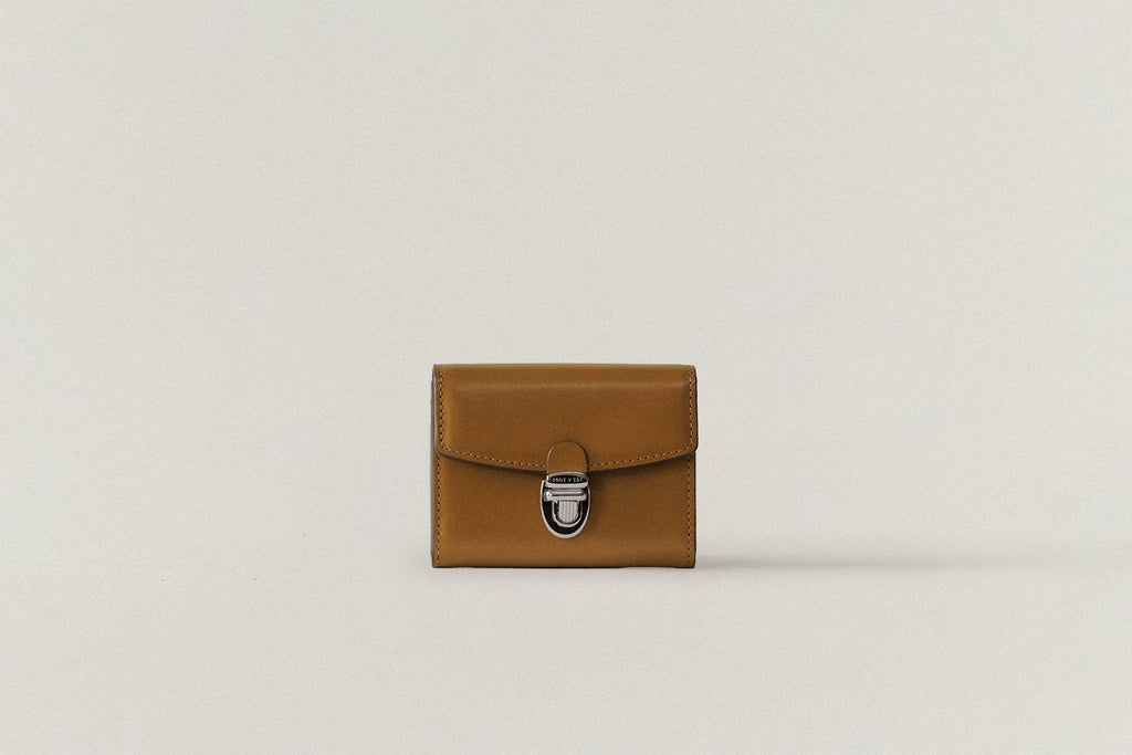 PORTE CARTES LOQUET CARAMEL