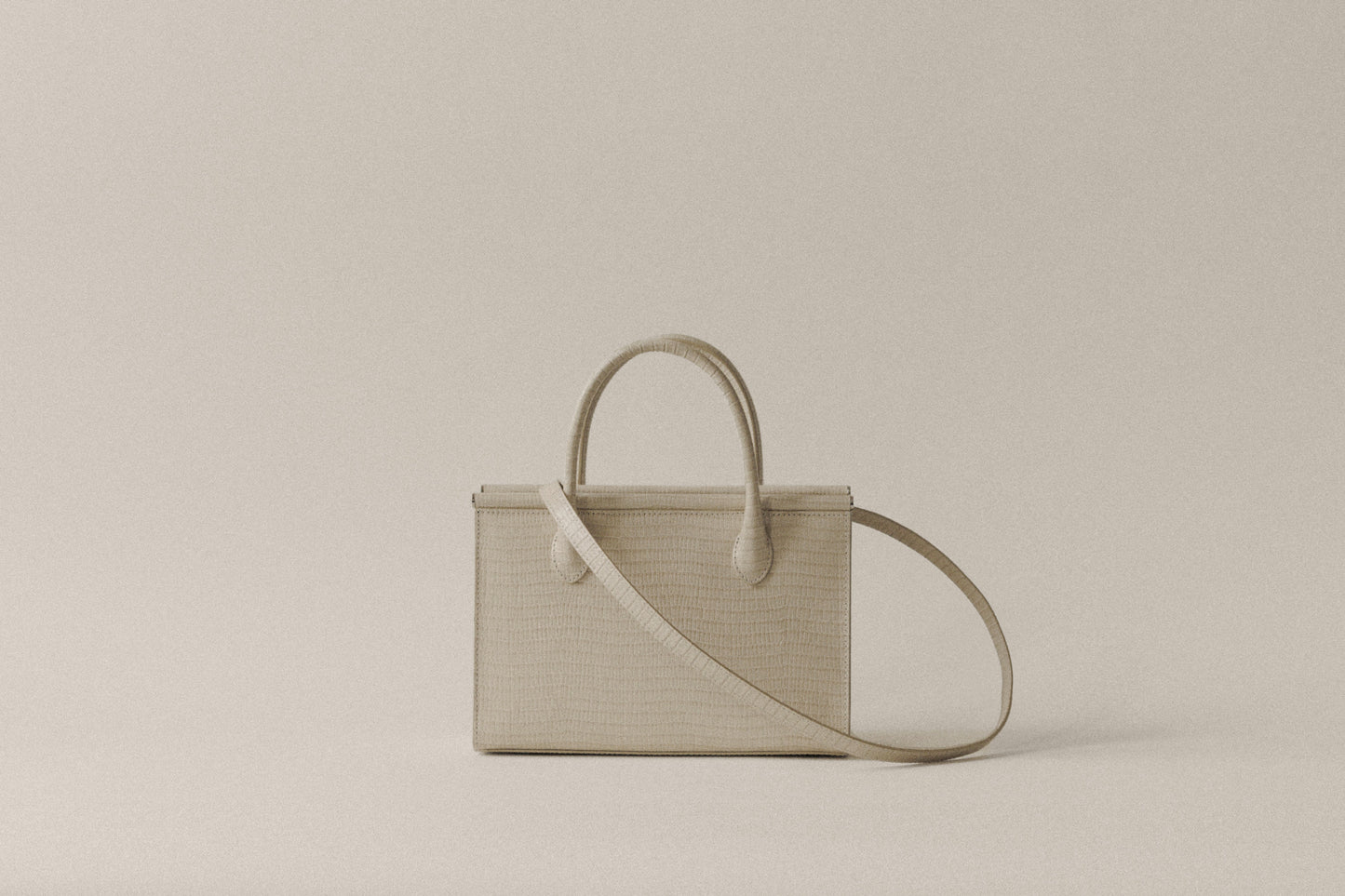 SAC PARALLÈLE MINI LIZARD WHITE