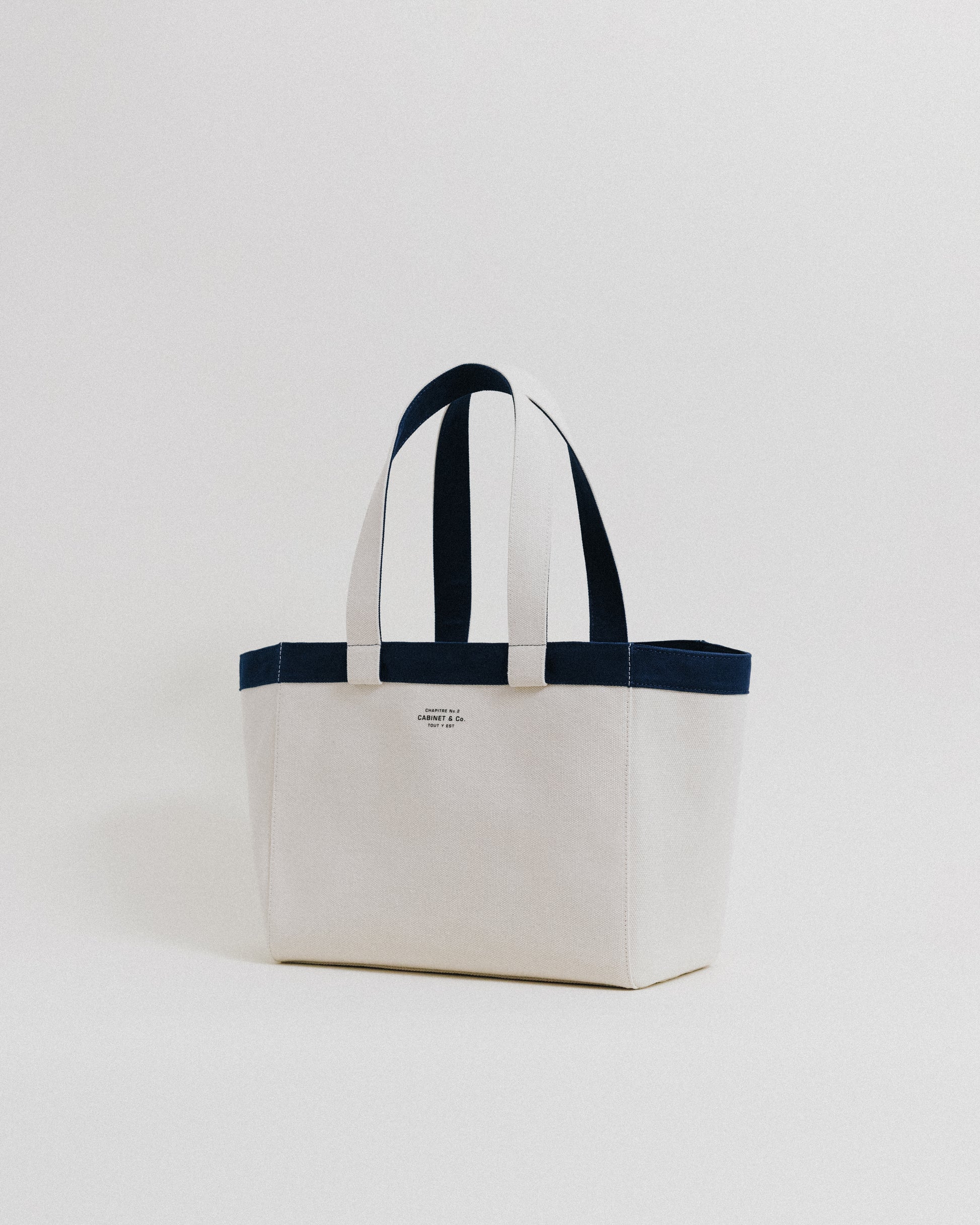 CABINET&CO. TOTE LARGE NAVY