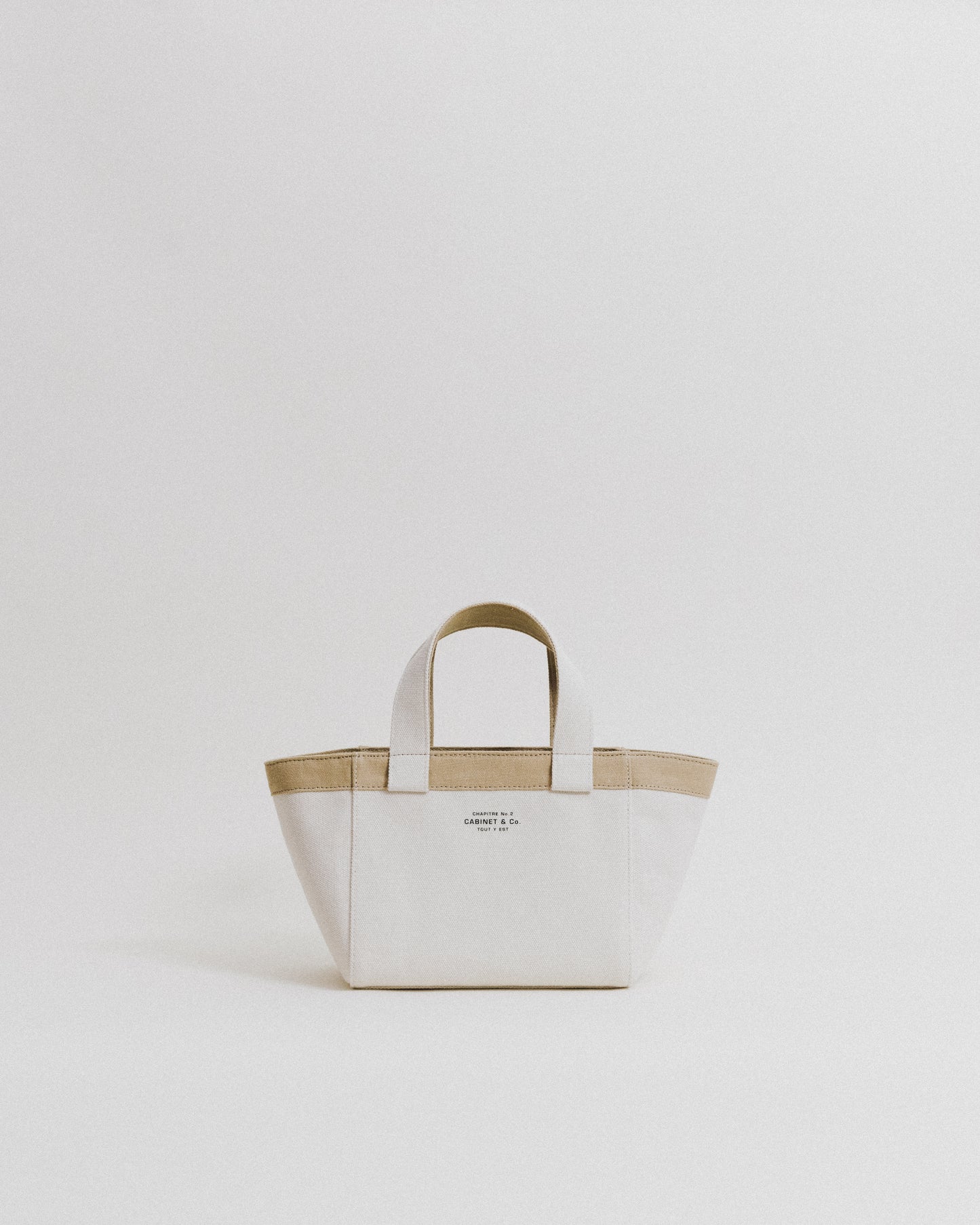 CABINET&CO. TOTE SMALL BEIGE