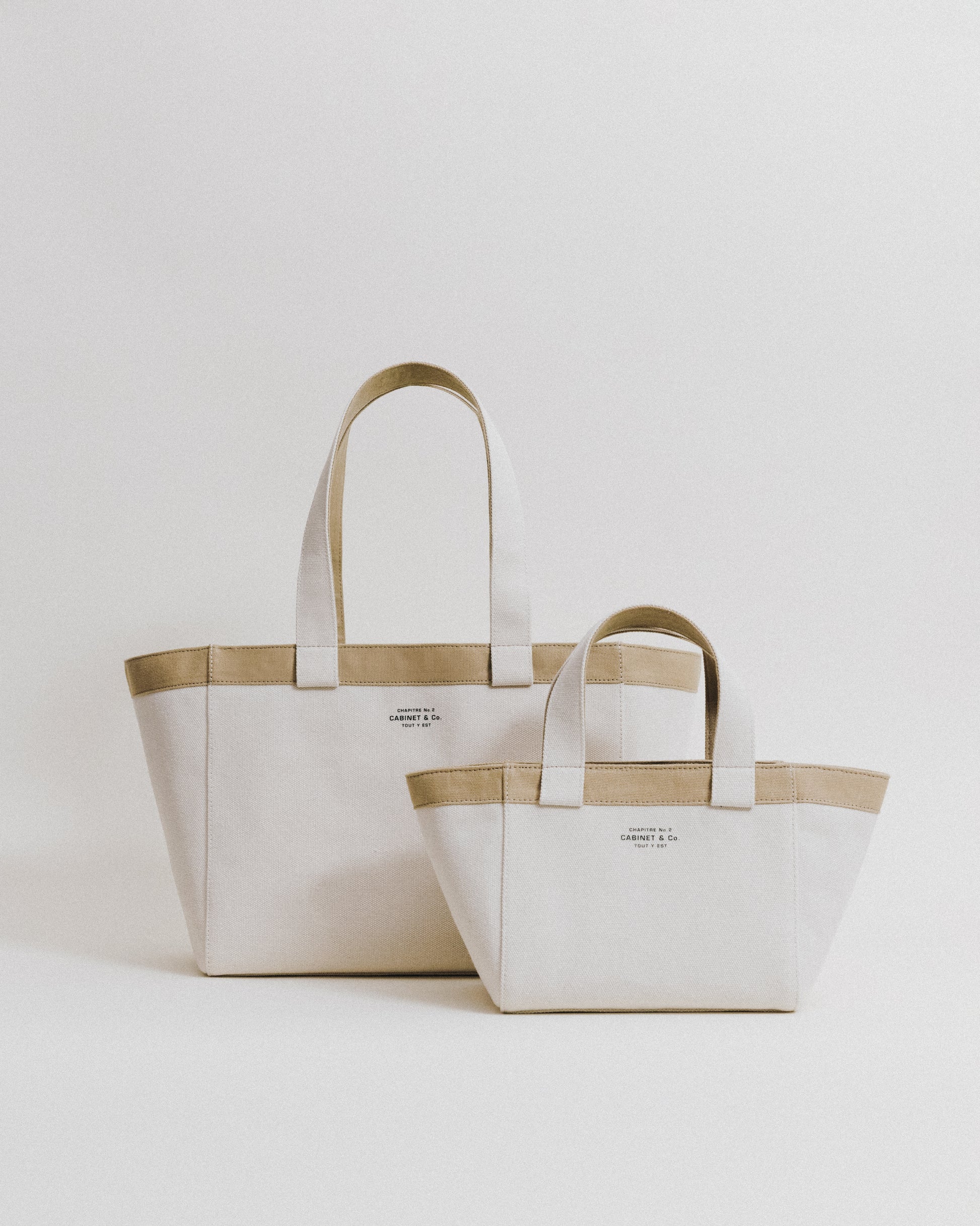 CABINET&CO. TOTE SMALL BEIGE