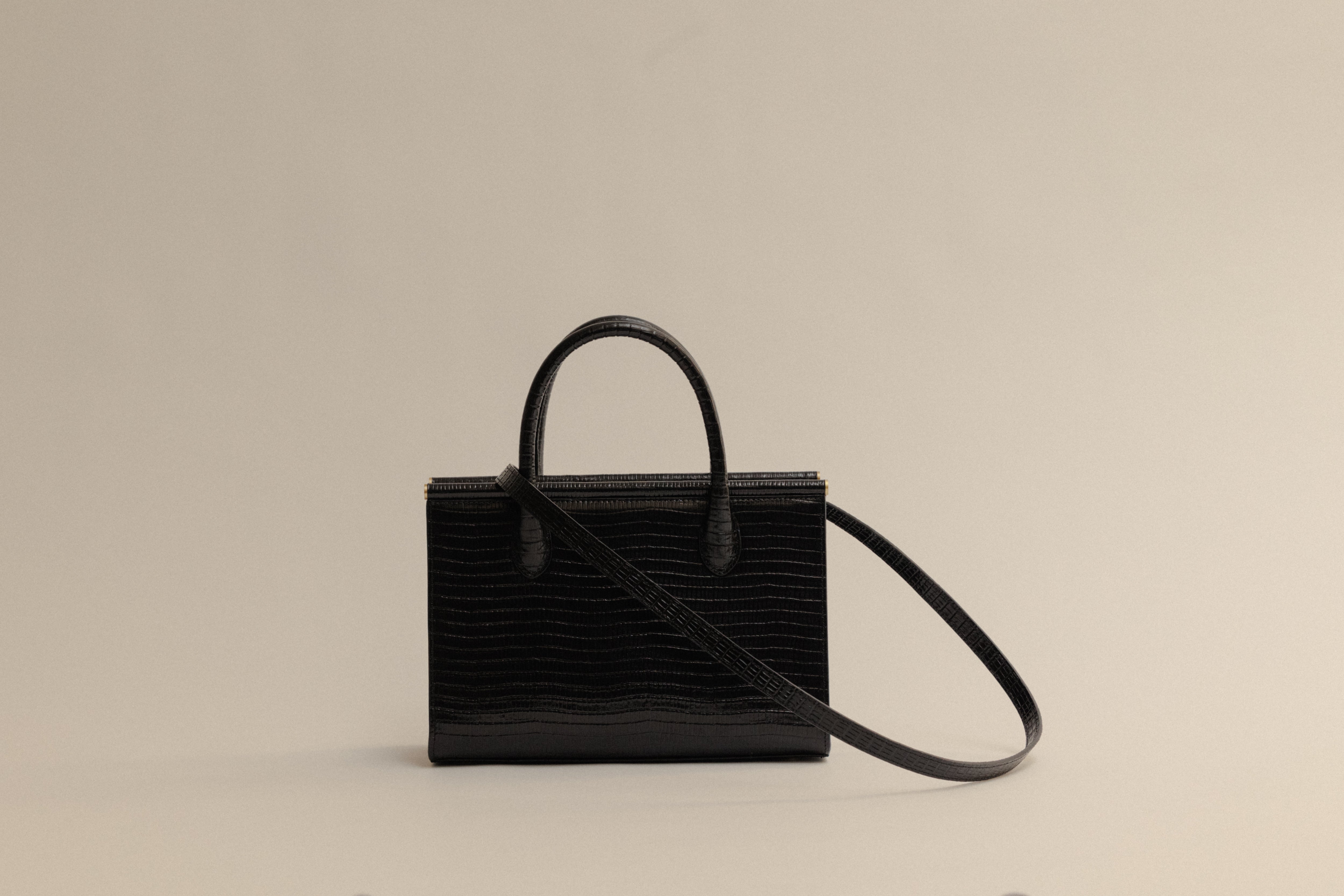 SAC PARALLÈLE MINI LIZARD BLACK – TOUT Y EST