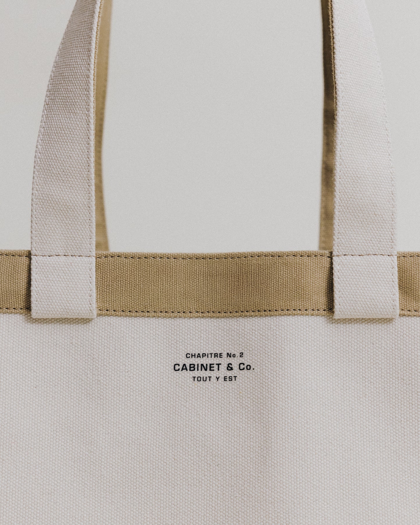 CABINET&CO. TOTE LARGE BEIGE