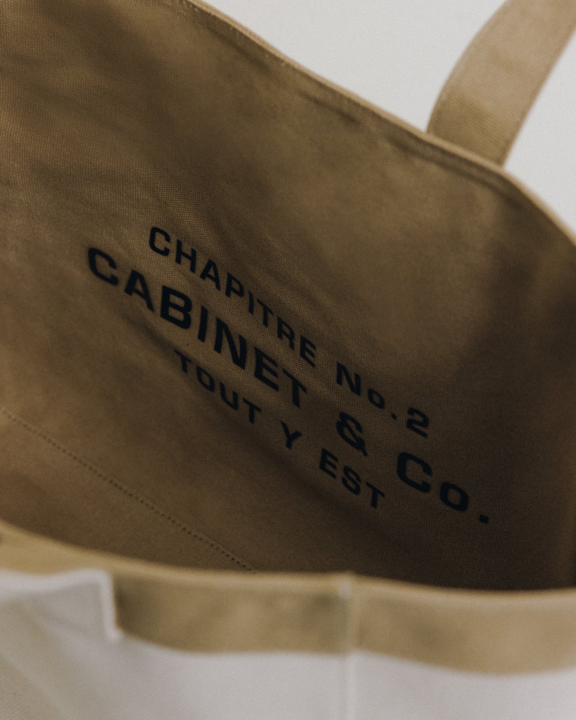 CABINET&CO. TOTE LARGE BEIGE
