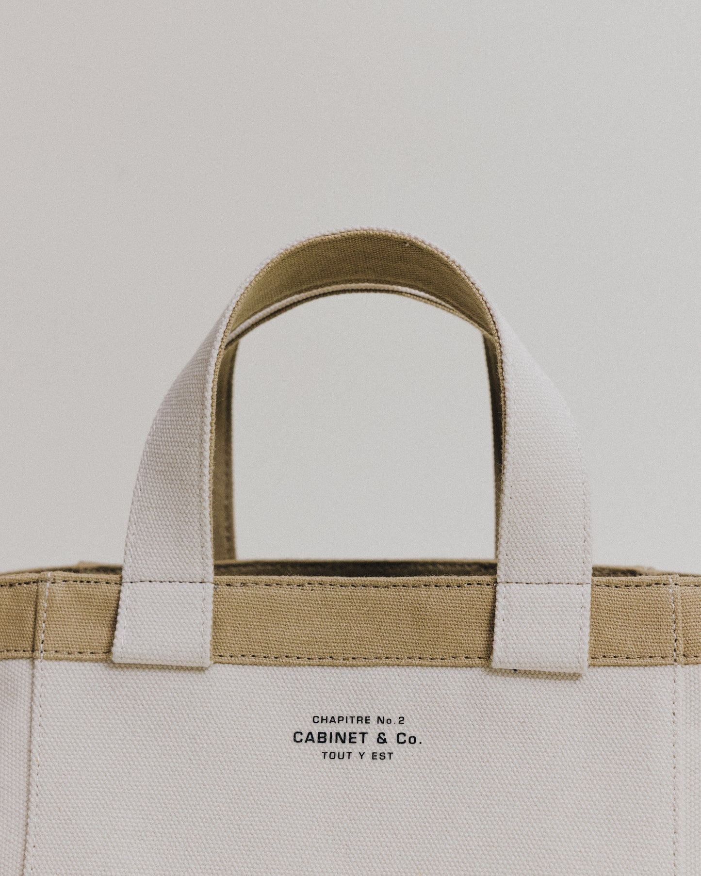 CABINET&CO. TOTE SMALL BEIGE