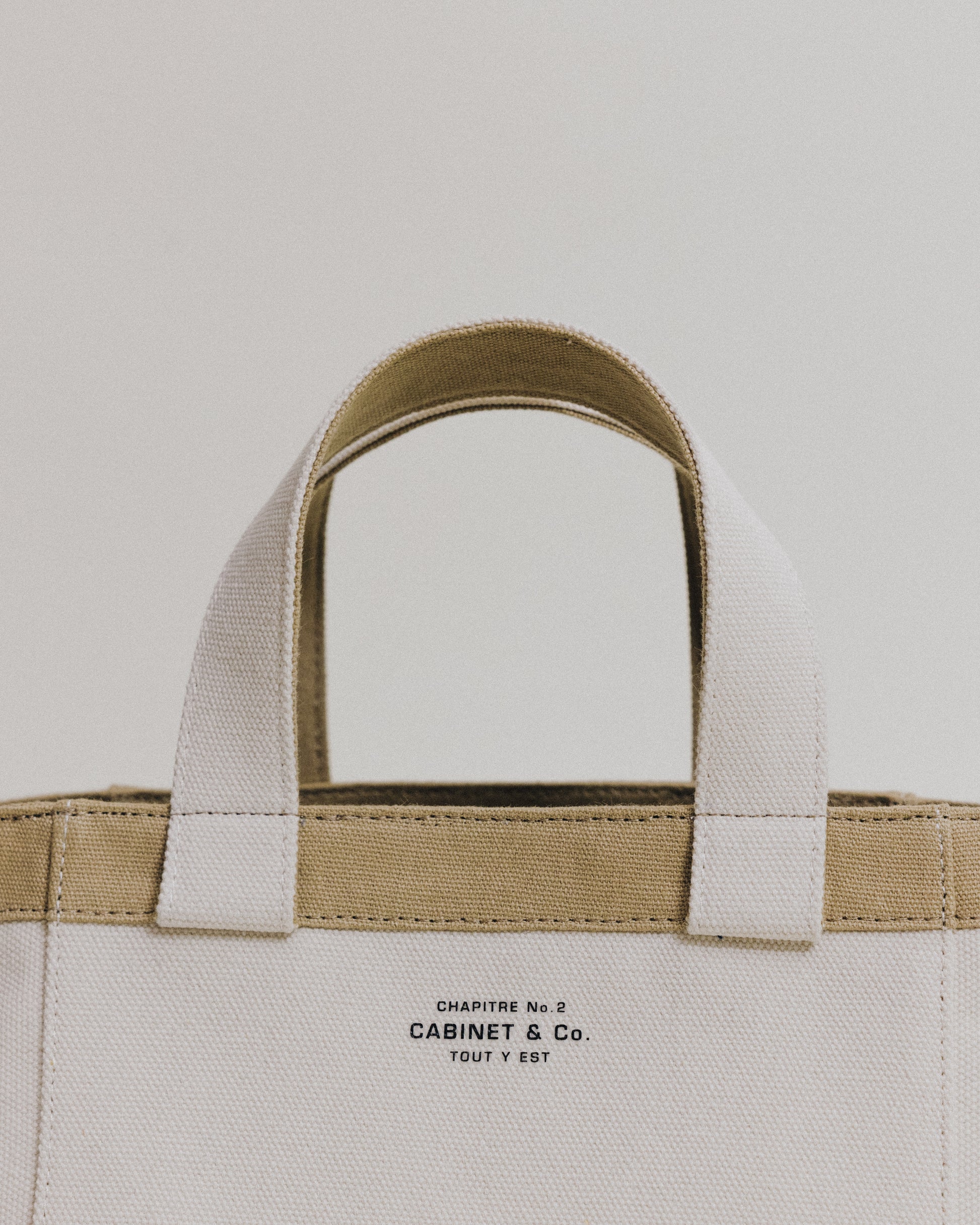 CABINET&CO. TOTE SMALL BEIGE