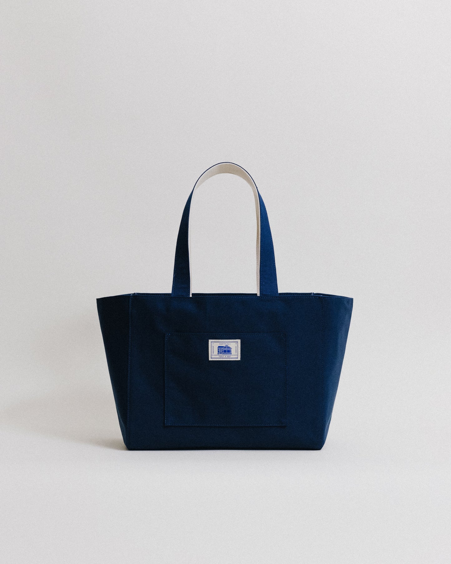 CABINET&CO. TOTE LARGE NAVY