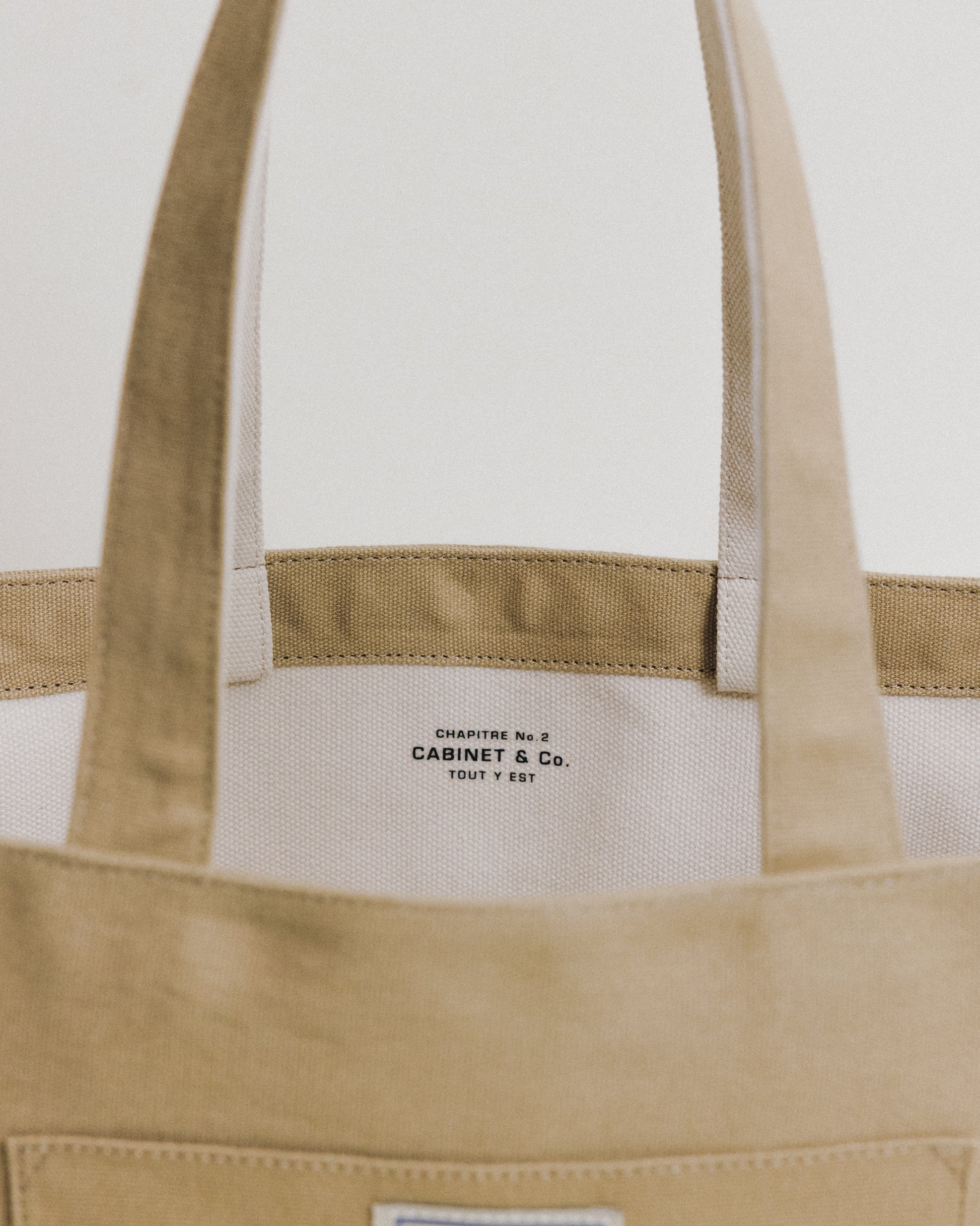 CABINET&CO. TOTE LARGE BEIGE