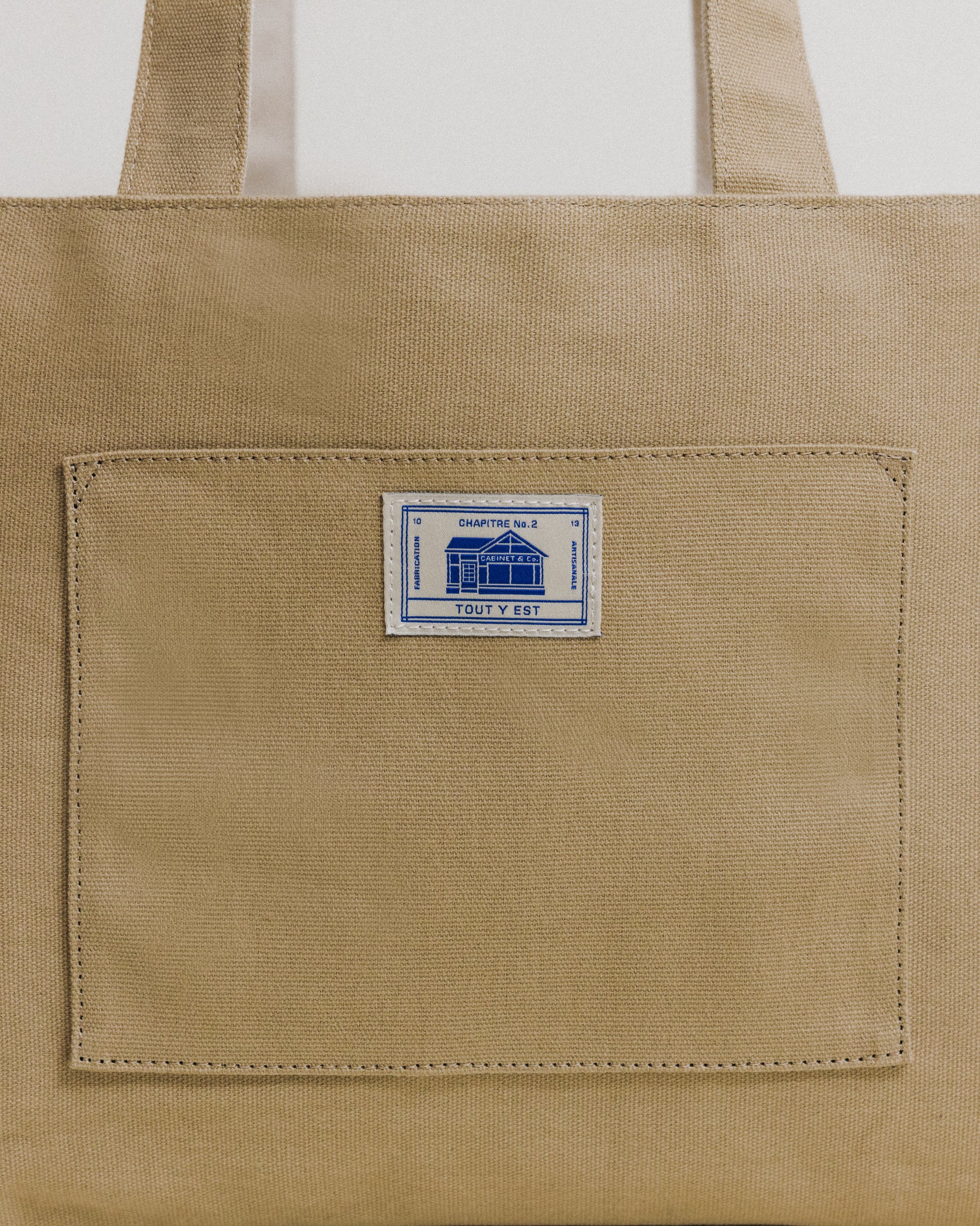 CABINET&CO. TOTE LARGE BEIGE