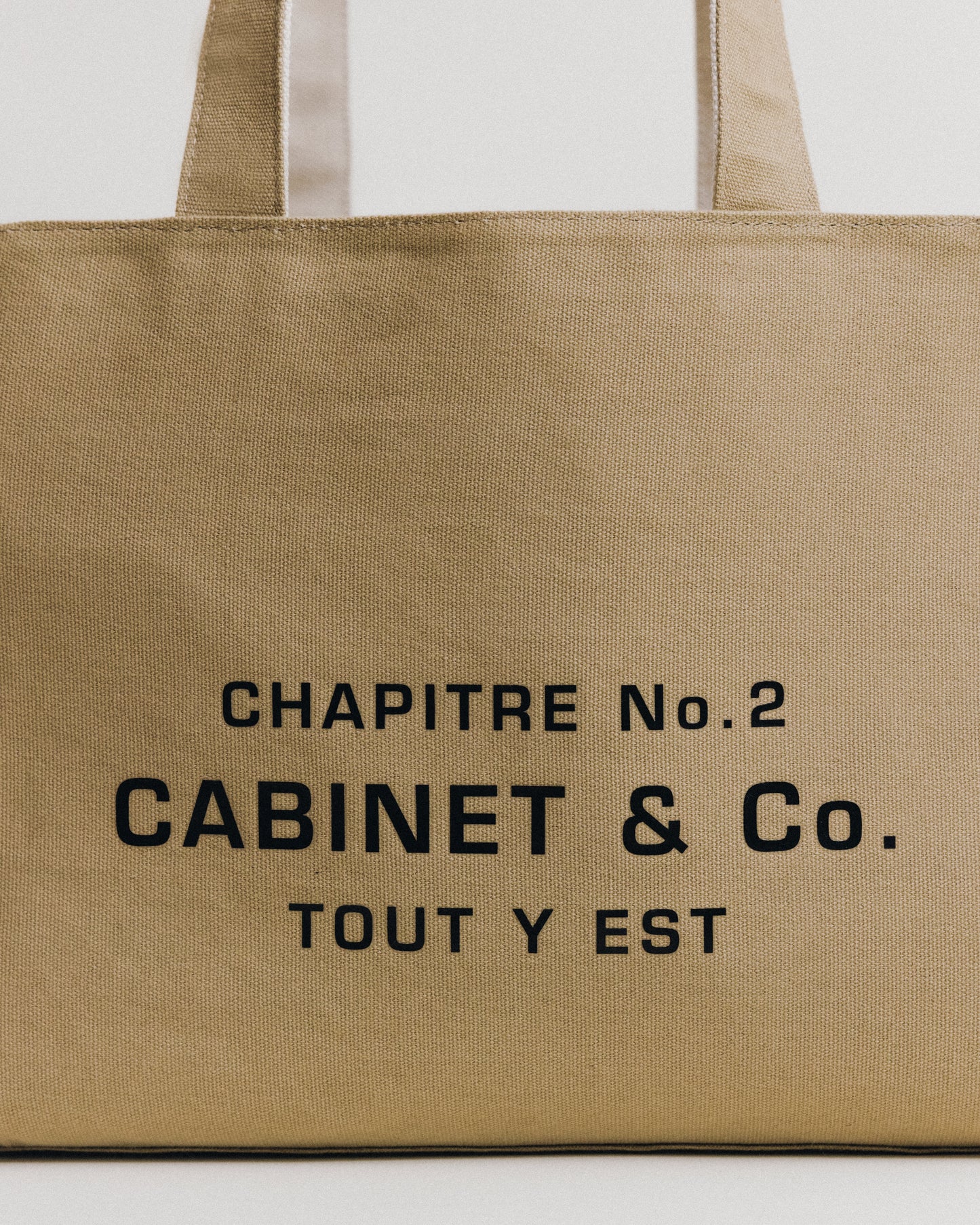 CABINET&CO. TOTE LARGE BEIGE
