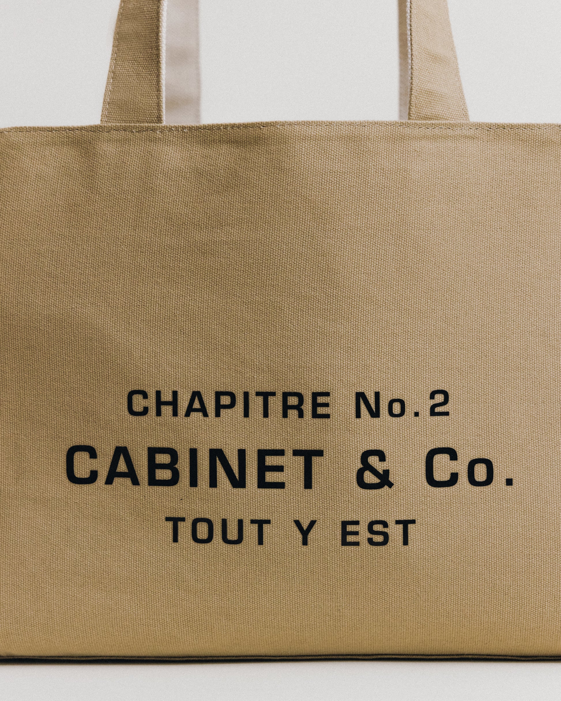 CABINET&CO. TOTE LARGE BEIGE