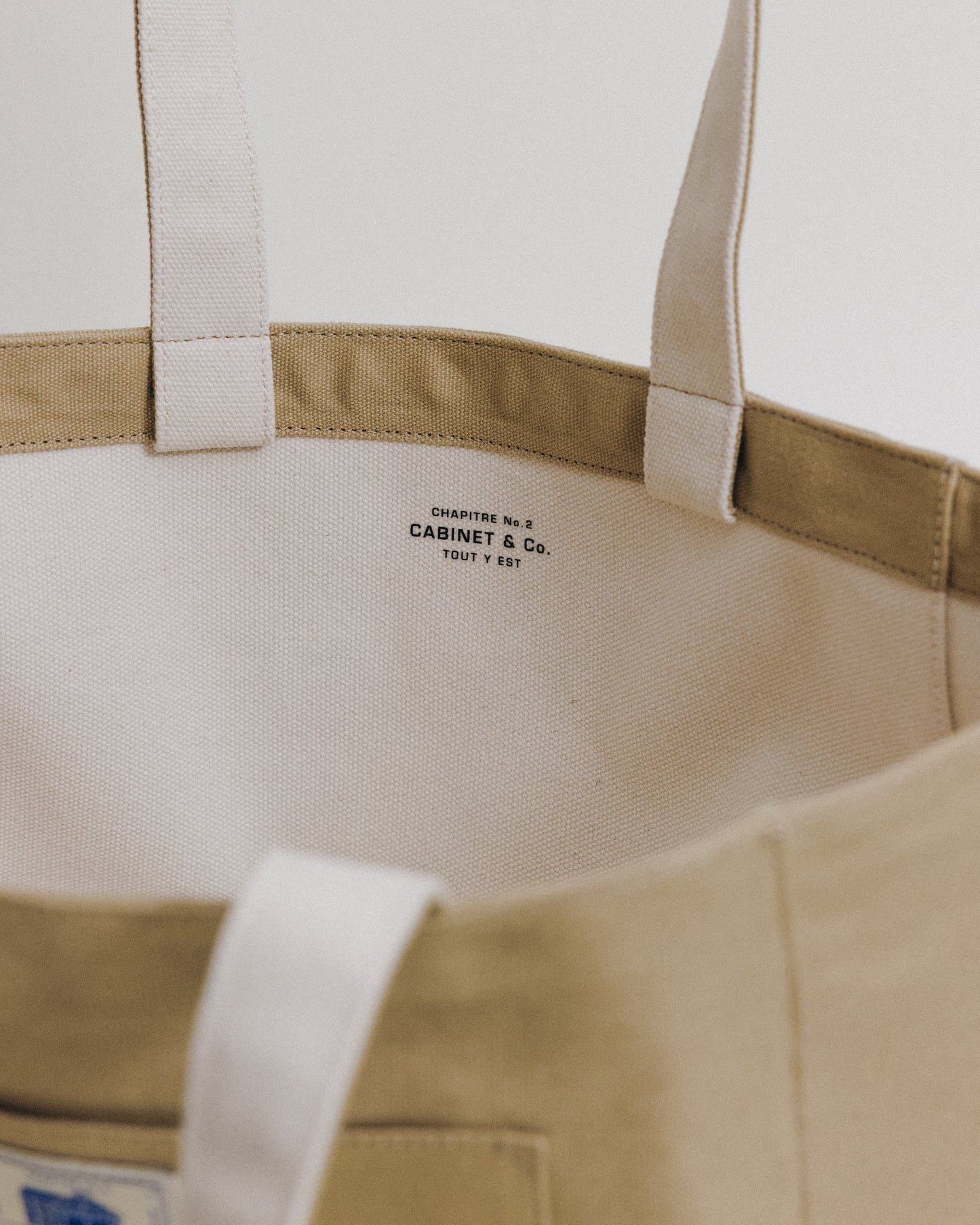 CABINET&CO. TOTE LARGE BEIGE