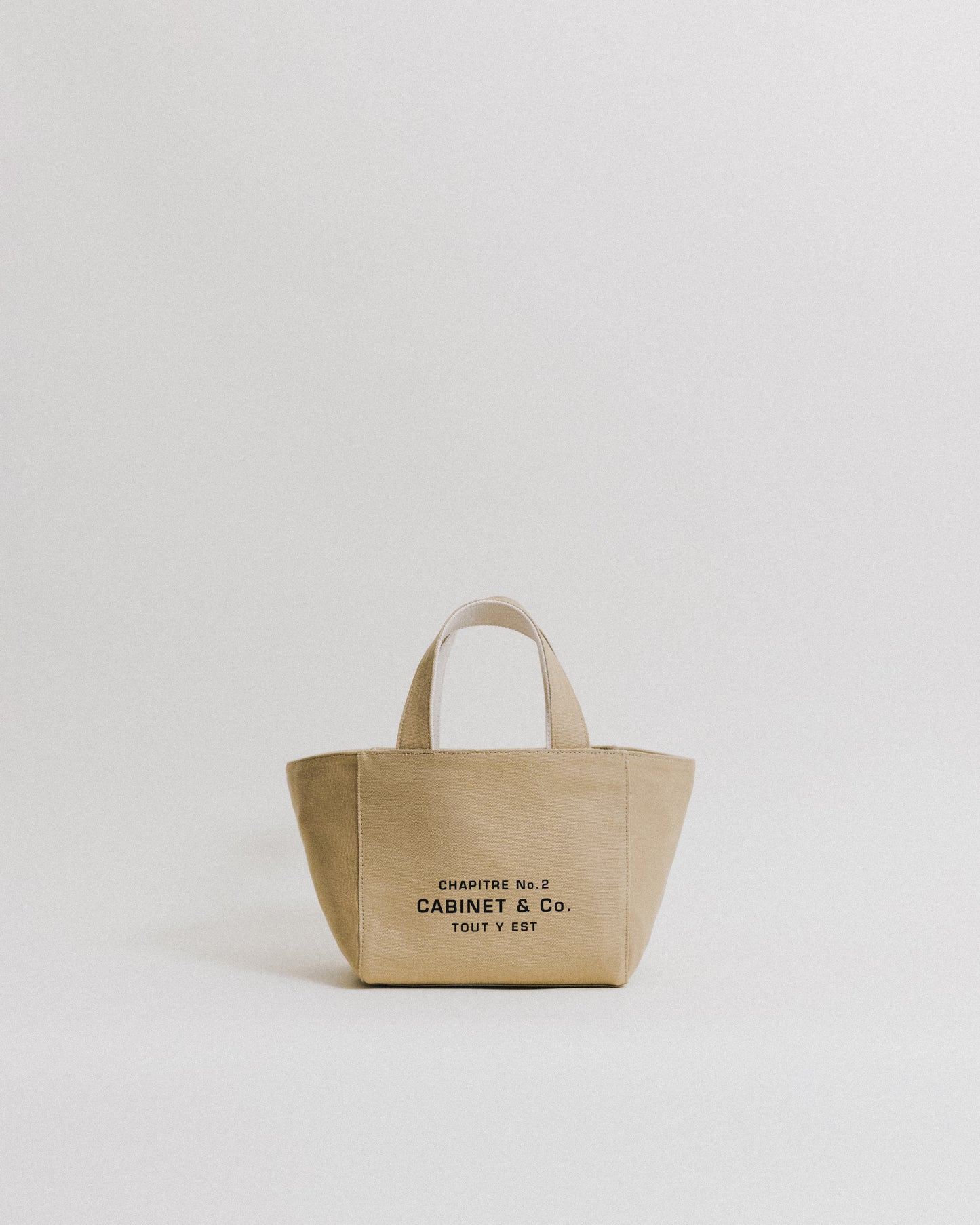 CABINET&CO. TOTE SMALL BEIGE