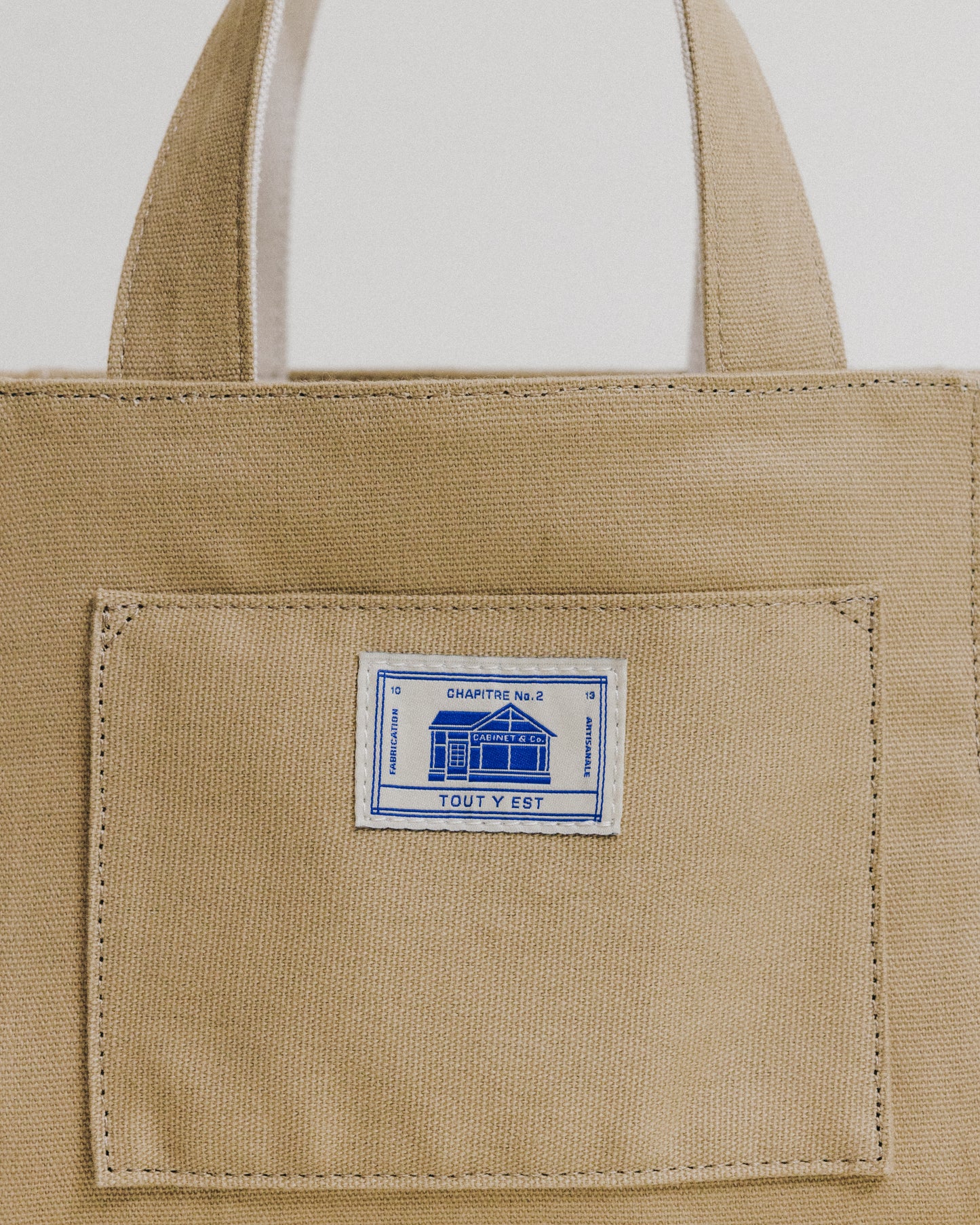 CABINET&CO. TOTE SMALL BEIGE