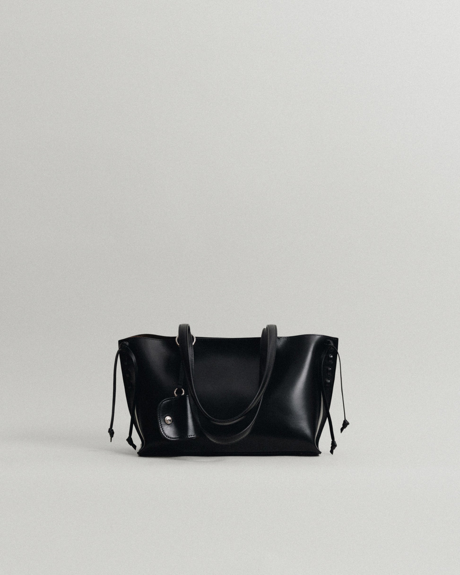 SAC TRESSÉ SMALL BLACK