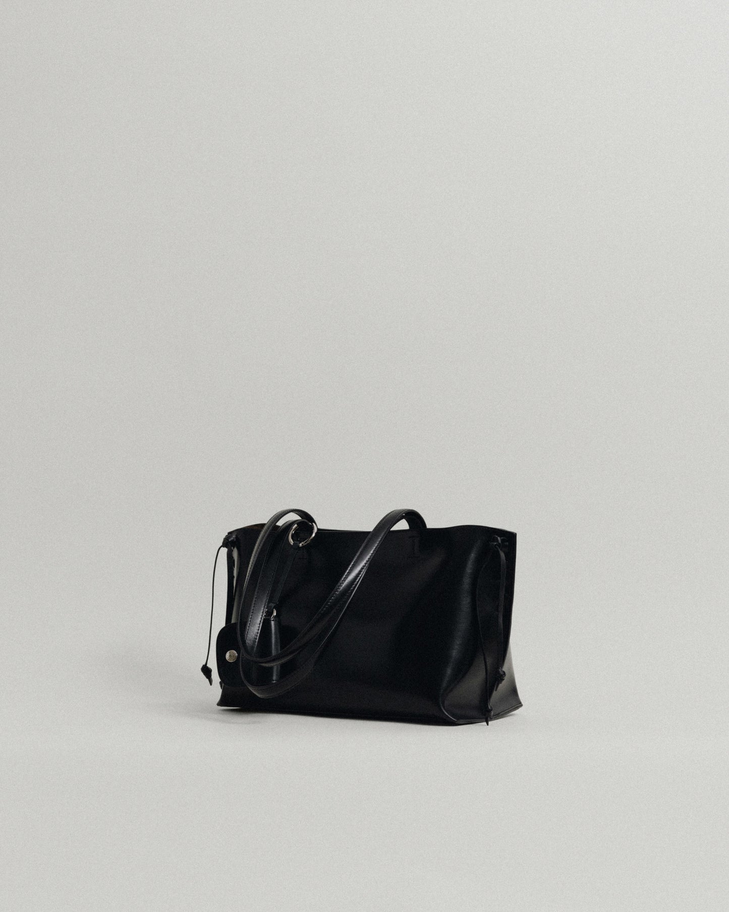 SAC TRESSÉ SMALL BLACK