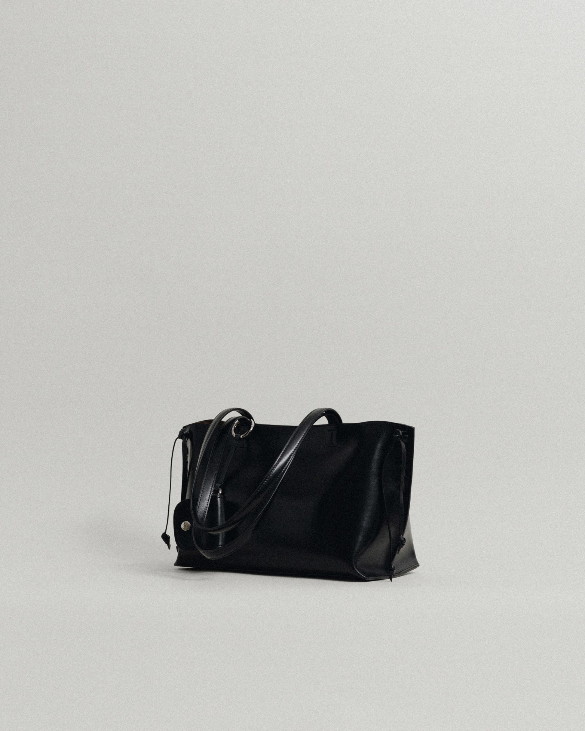 SAC TRESSÉ SMALL BLACK