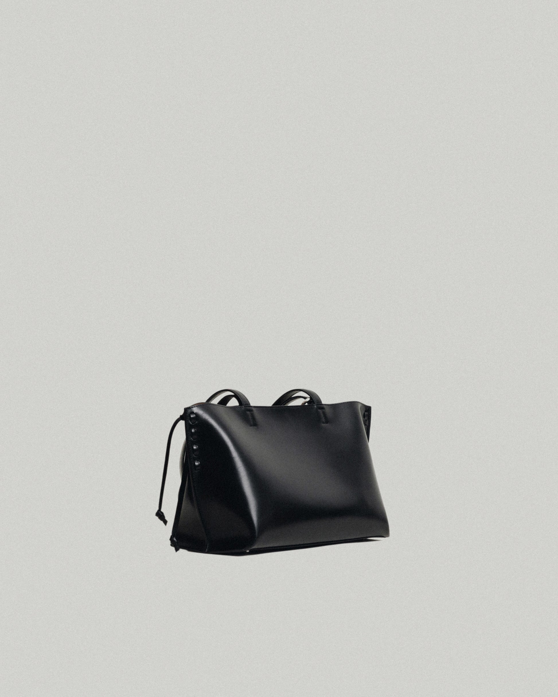 SAC TRESSÉ SMALL BLACK