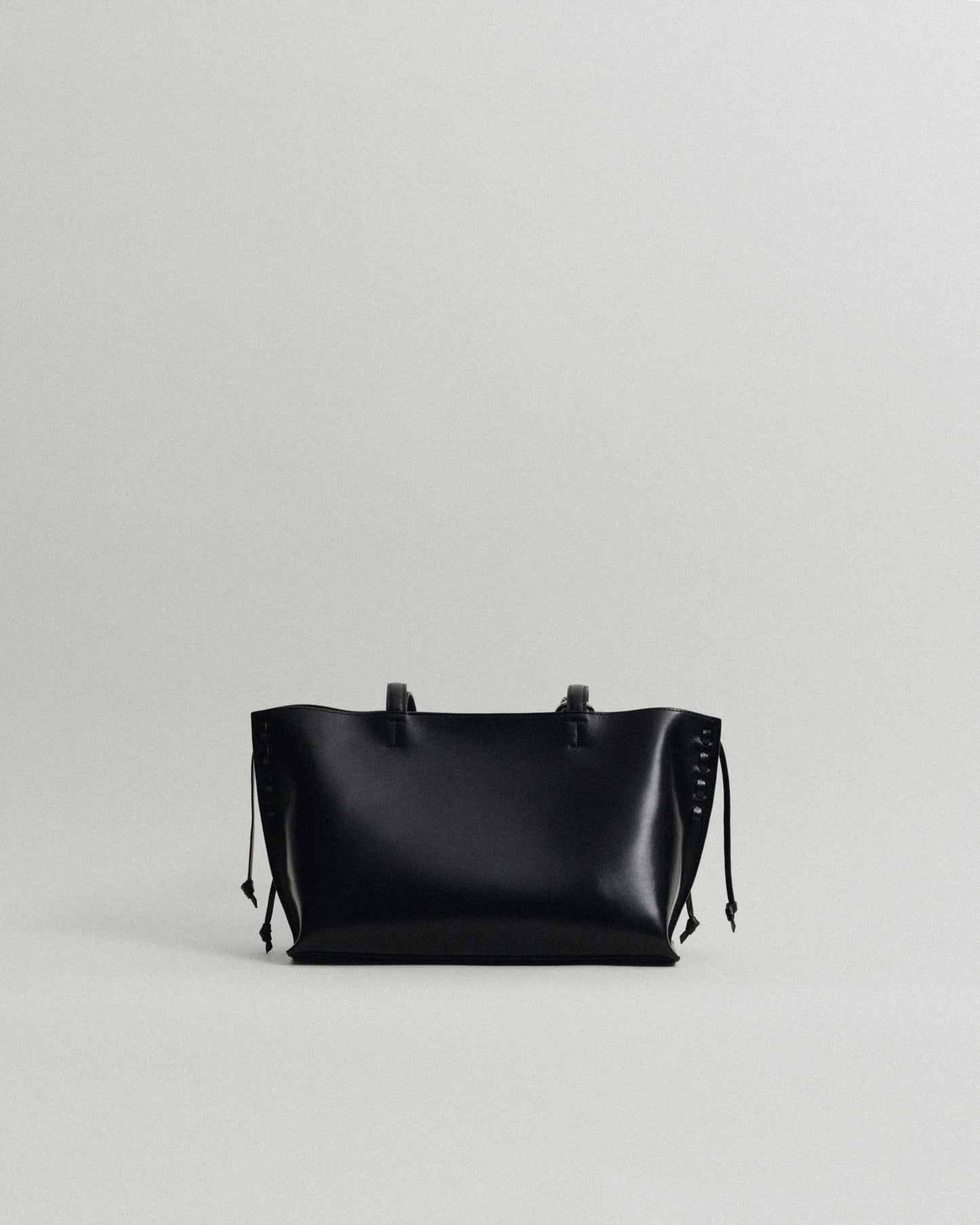 SAC TRESSÉ SMALL BLACK