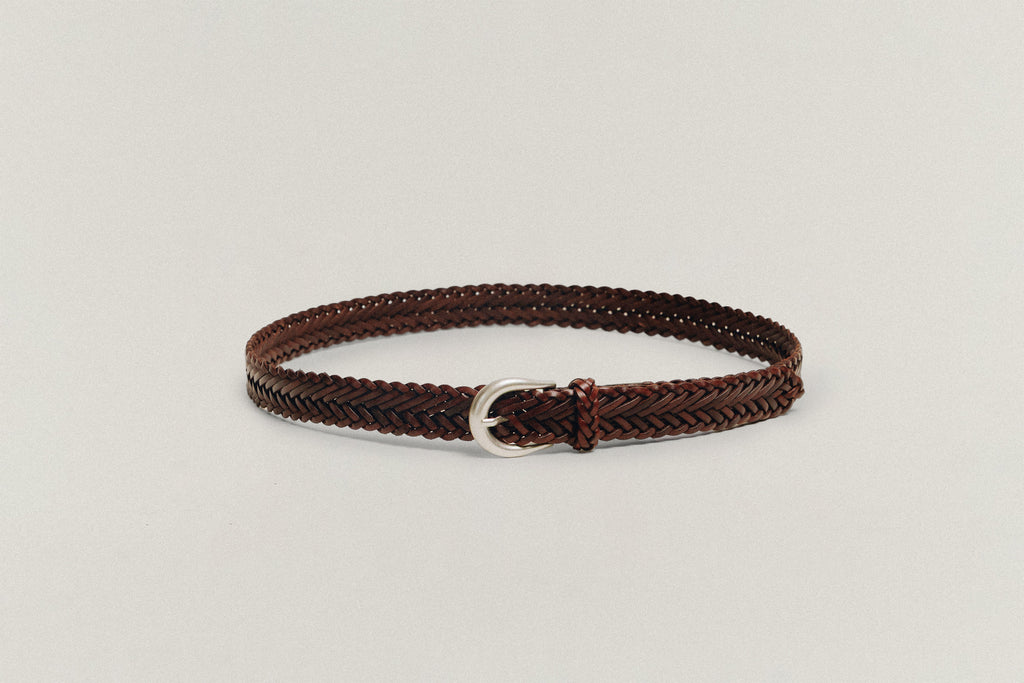 CEINTURE TRESSÉE BROWN