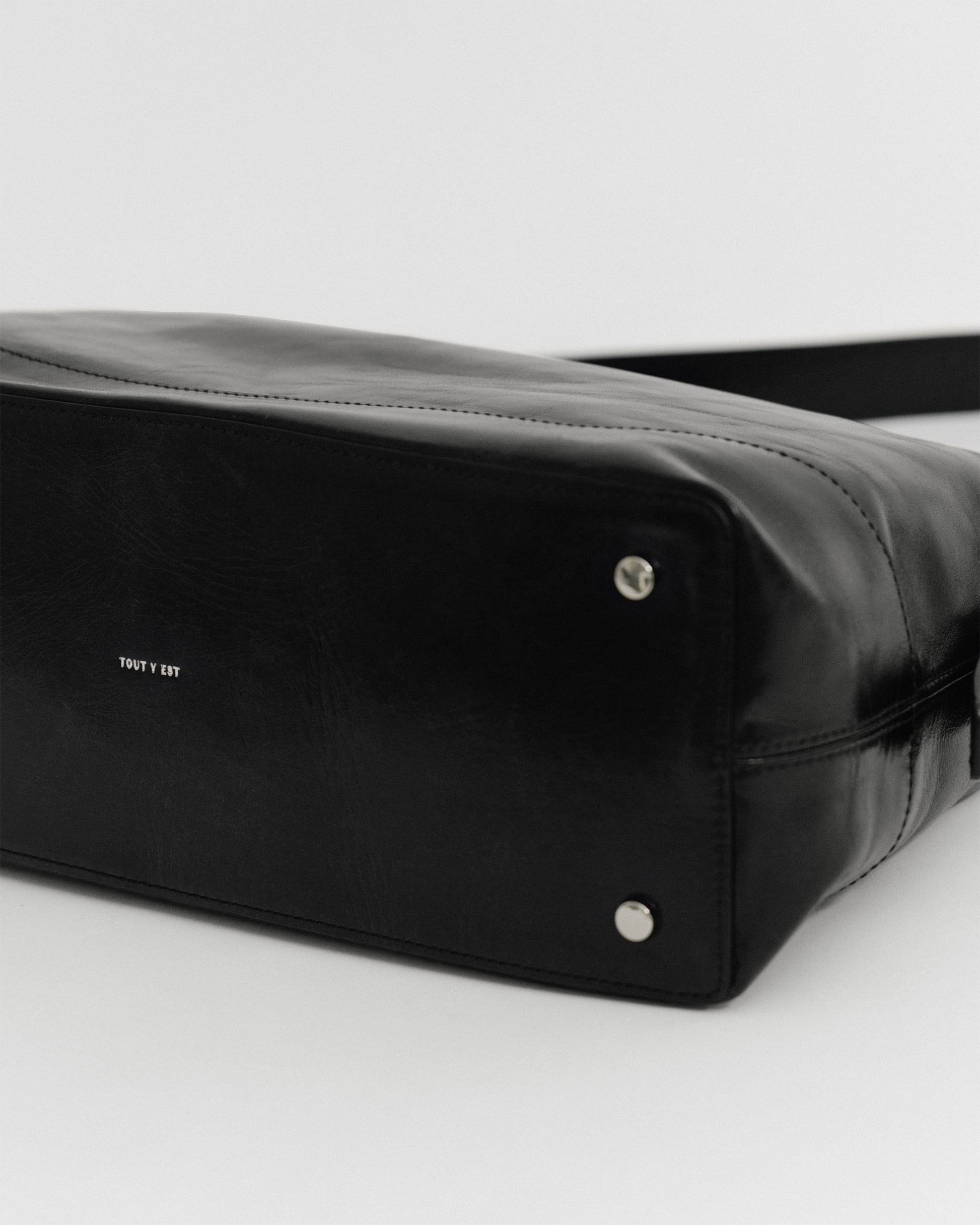 SAC TRESSÉ ÉPAULE BLACK