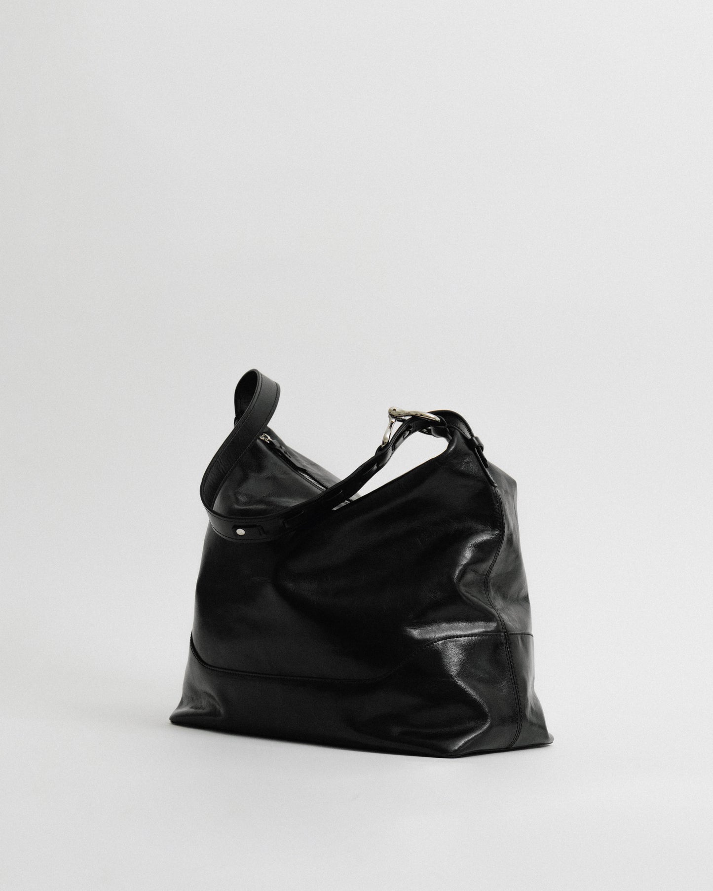 SAC TRESSÉ HOBO BLACK