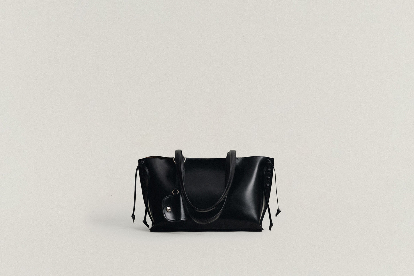 SAC TRESSÉ SMALL BLACK